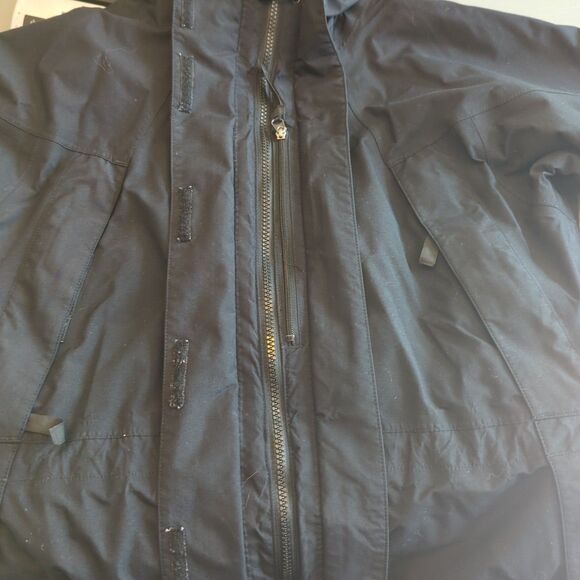 EMS Gore Tex XCR Jacket Womens Small Black Hooded Outdoor Hiking Waterproof - Picture 6 of 11